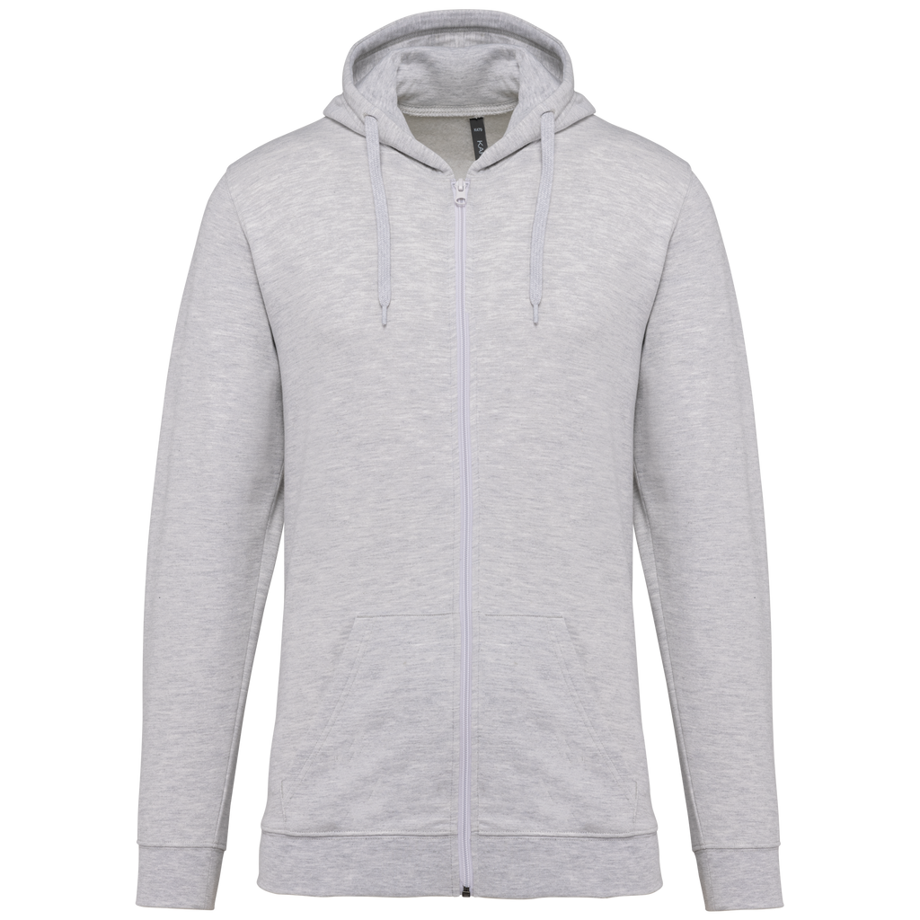 Sweat-shirt zippé capuche unisexe
