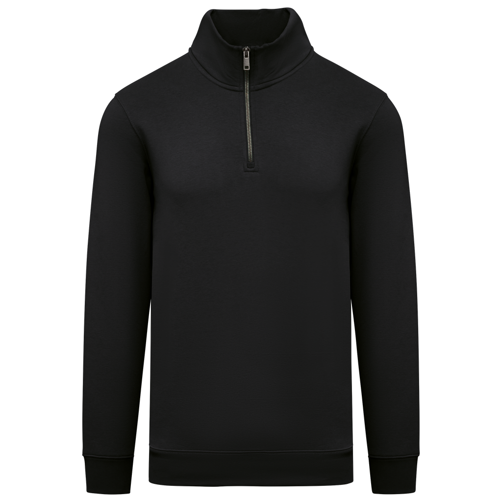 Sweat-shirt écoresponsable à col montant zippé homme